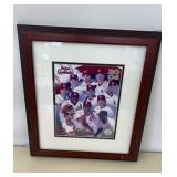 Framed Cardinals Print 17 x 15
