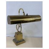 Vintage Brass Bankers Lamp 18'