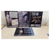 4 New Duck Dynasty Metal Signs