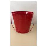 Red Metal Bucket 8.5'