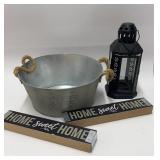 4pc Home Decor Lot