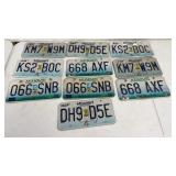 10 Missouri License Plates