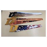 3 Decorative Hand Saws