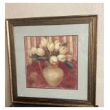Framed Floral Art 29 x 29