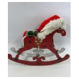 Wooden Rocking Horse Christmas Decor 16'