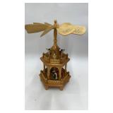 Wood Nativity Carousel 13.5'