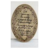 Serenity Prayer Wall Hanging 21 x 15