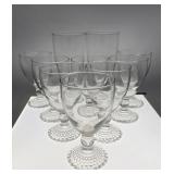 10 bubble foot glass stems