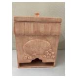 Ceramic Napkin Holder 9'