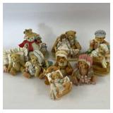 Enesco Bear Figurines Lot