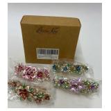 4 New Lizzie Kay Barrettes / Hair Clips
