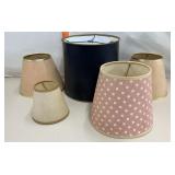 5 Vintage Lamp Shades
