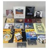 CDs, Cassette Tapes etc Lot