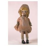 16' antique composition sleepy eye doll