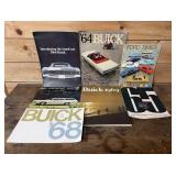 Eight 1960s car auto brochures catalogs