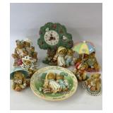 Enesco Bear Figurines Lot
