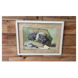 Paul de Longprï¿½ 1895 lithographic floral portrait