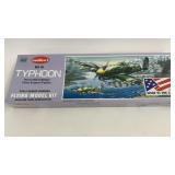 New Guillows Typhoon Plane Model Sealed