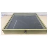 Wood / Glass Display Case 27 x 27 x 3.5