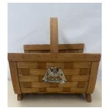 Magazine / Wood Basket 17 x 14