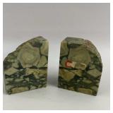 Set of Polished Stone Bookends