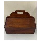Vintage Wooden Sewing Box 13'