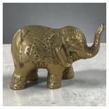 Solid brass elephant trunk up!