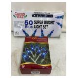 2 New Sets Blue Christmas Lights