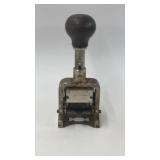 Vintage Bates Numbering Machine