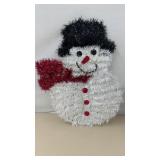 Christmas Decor Snowman Wall Hanging 19'