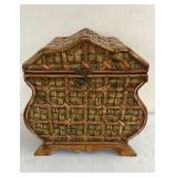 Woven Decor Trunk / Basket 13 x 13 x 8.5