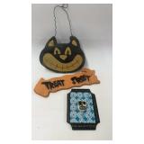3 Halloween Decor Signs