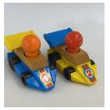 2 Vintage Mattel Putt Putt Race Cars
