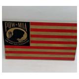POW-MIA Wood Sign 18.5 x 10
