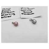 2 Pearl Pendants