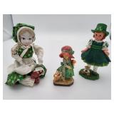 St Patrick girls figurines