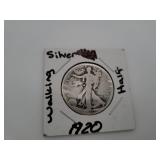 1920 Silver Walking Half Dollar