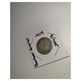 1914 Silver Barber Quarter