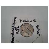1926-S Silver Standing Liberty Quarter