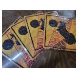 4 Motorcycle Tin Signs