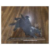 Metal Art Bull Rider