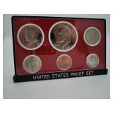 1977 US Proof Set W/ Proof Ike 6 Coins