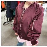 Ambiance Outerwear Wine Colored Jacket