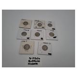 8 - 1930's Buffalo Nickels