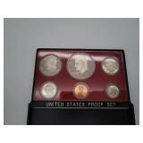 1975 US Proof Set W/proof Ike 6 Coins
