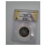 ANACS 1986-S Artificially Toned Washington Quarter