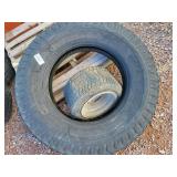 2 Tires 20.5/50 with rim & 10-22.5 No Rim