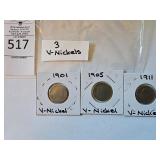 3 V Nickels