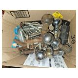 Box of towing supplies