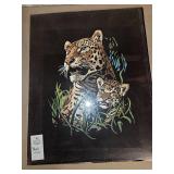 Tiger Felt art - 16'x20' no frame